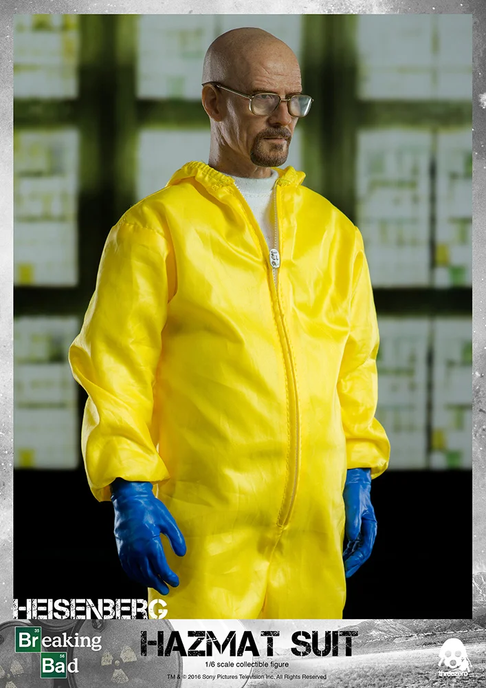 BREAKING BAD: HEISENBERG AND JESSY HAZMAT SUIT COMBO — THREEZERO